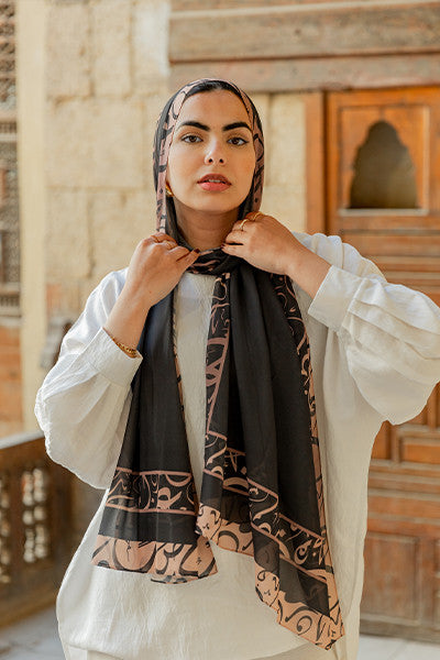 Arabian Black Scarf