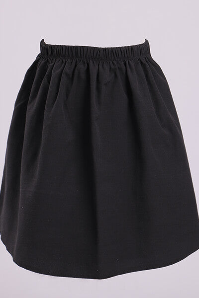 No Buttons Lined Chemise Skirt
